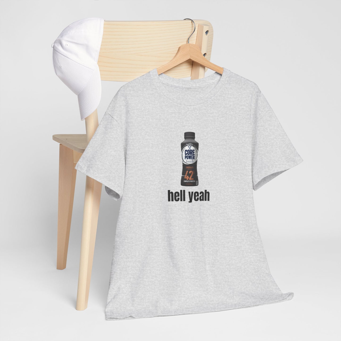 Protein Shake "Hell Yeah" Meme T-Shirt