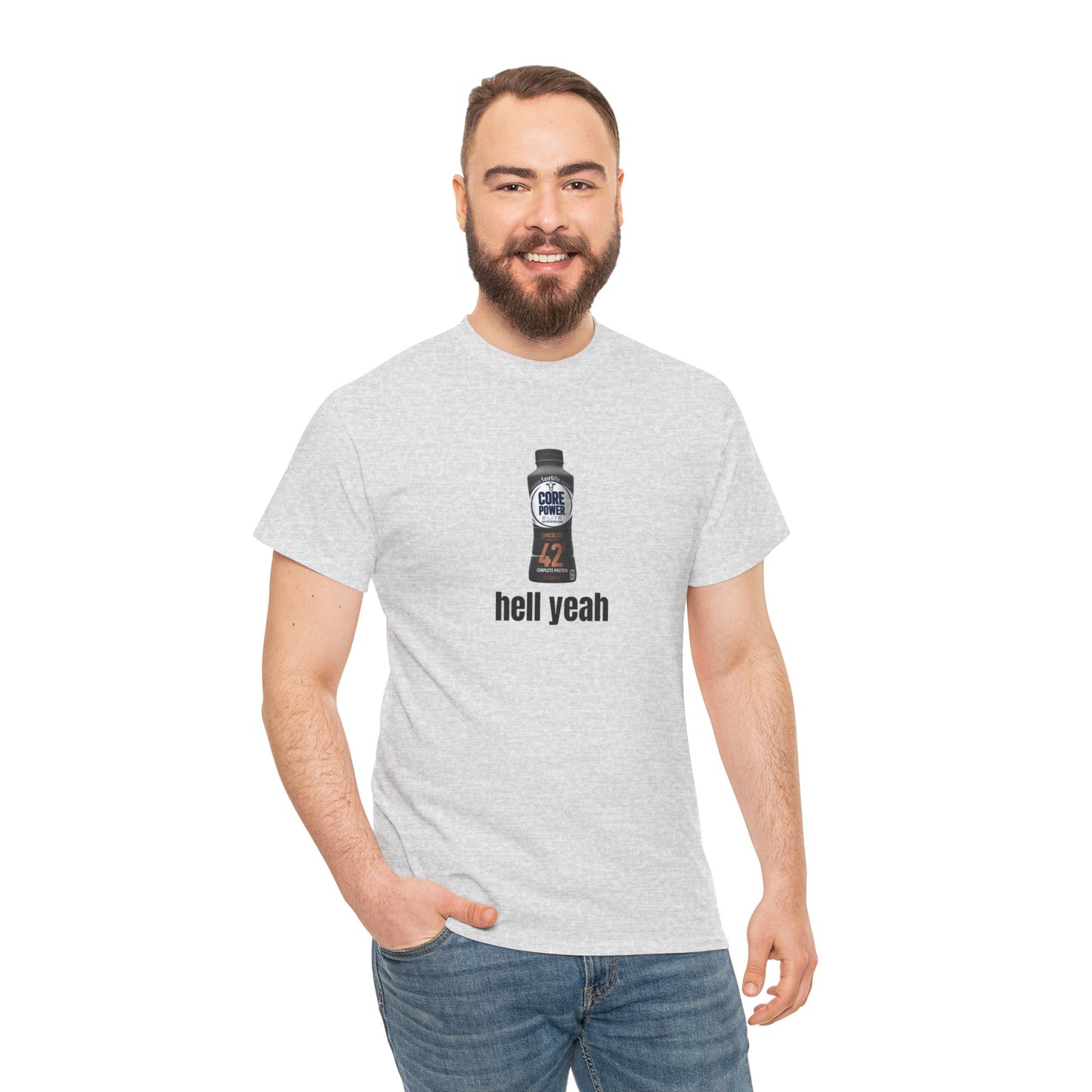 Protein Shake "Hell Yeah" Meme T-Shirt