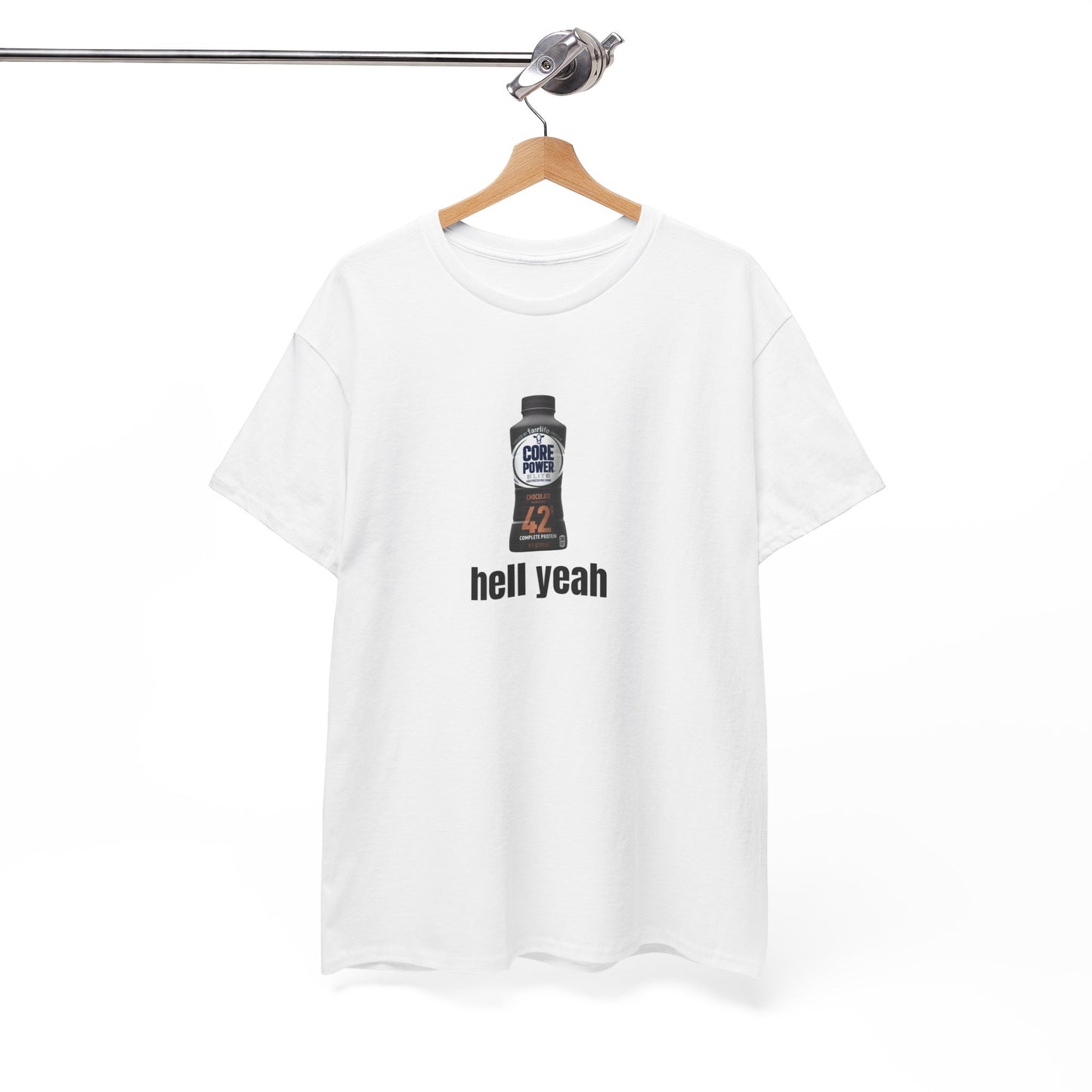 Protein Shake "Hell Yeah" Meme T-Shirt