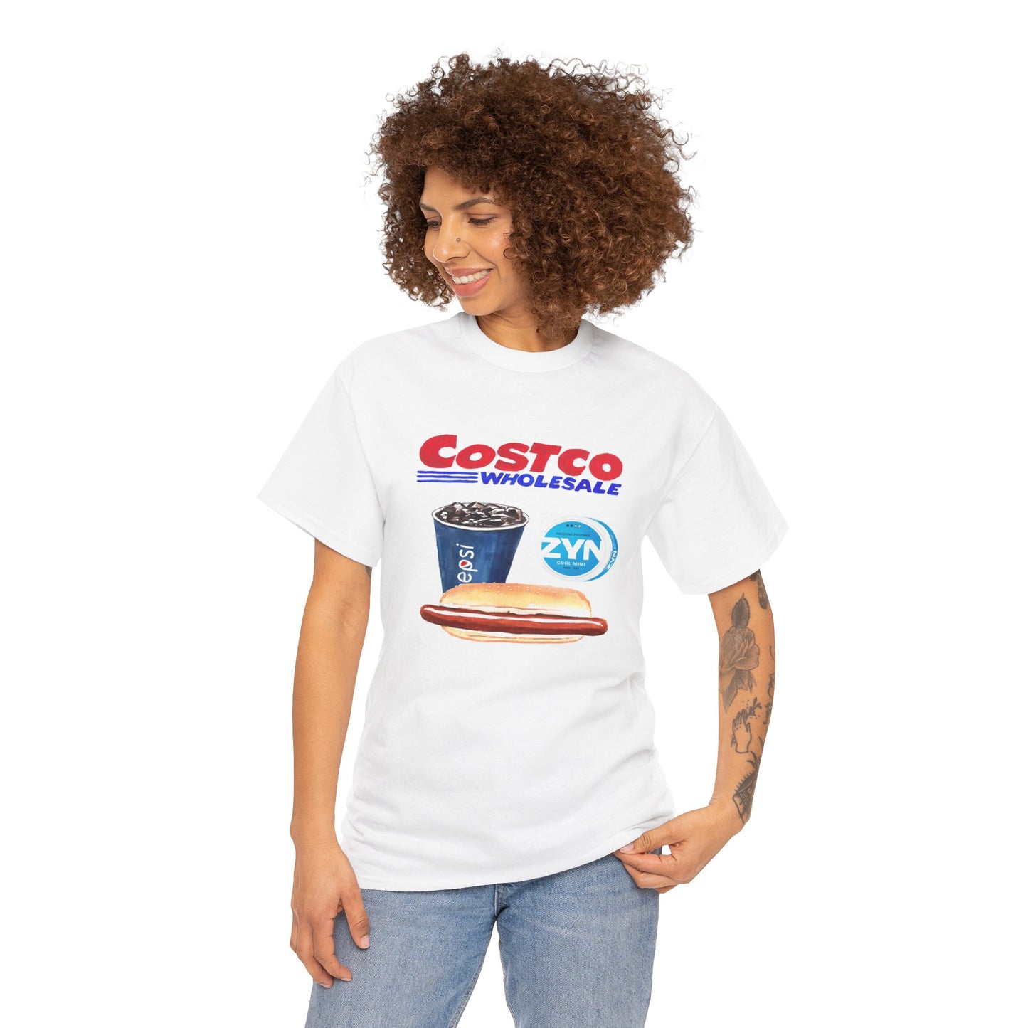 Costco Hotdog and Zyn T-Shirt