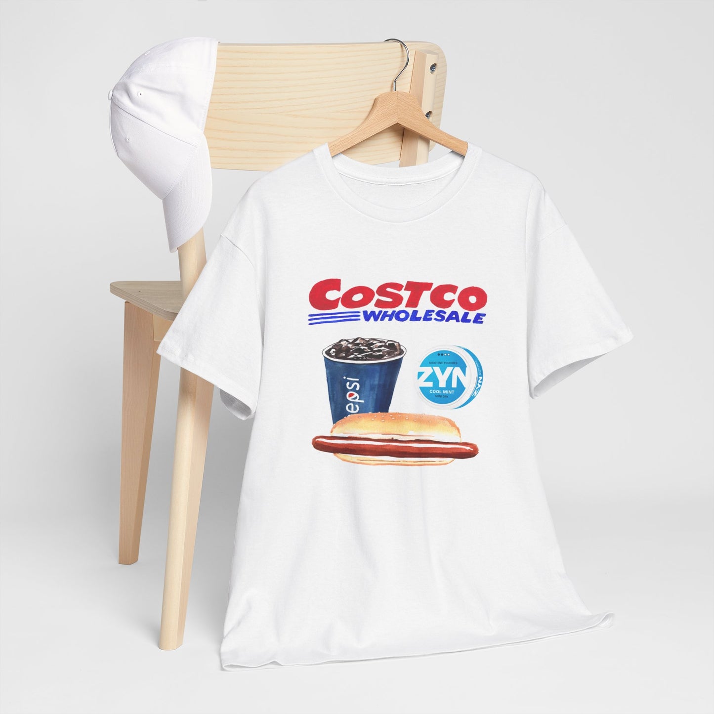 Costco Hotdog and Zyn T-Shirt