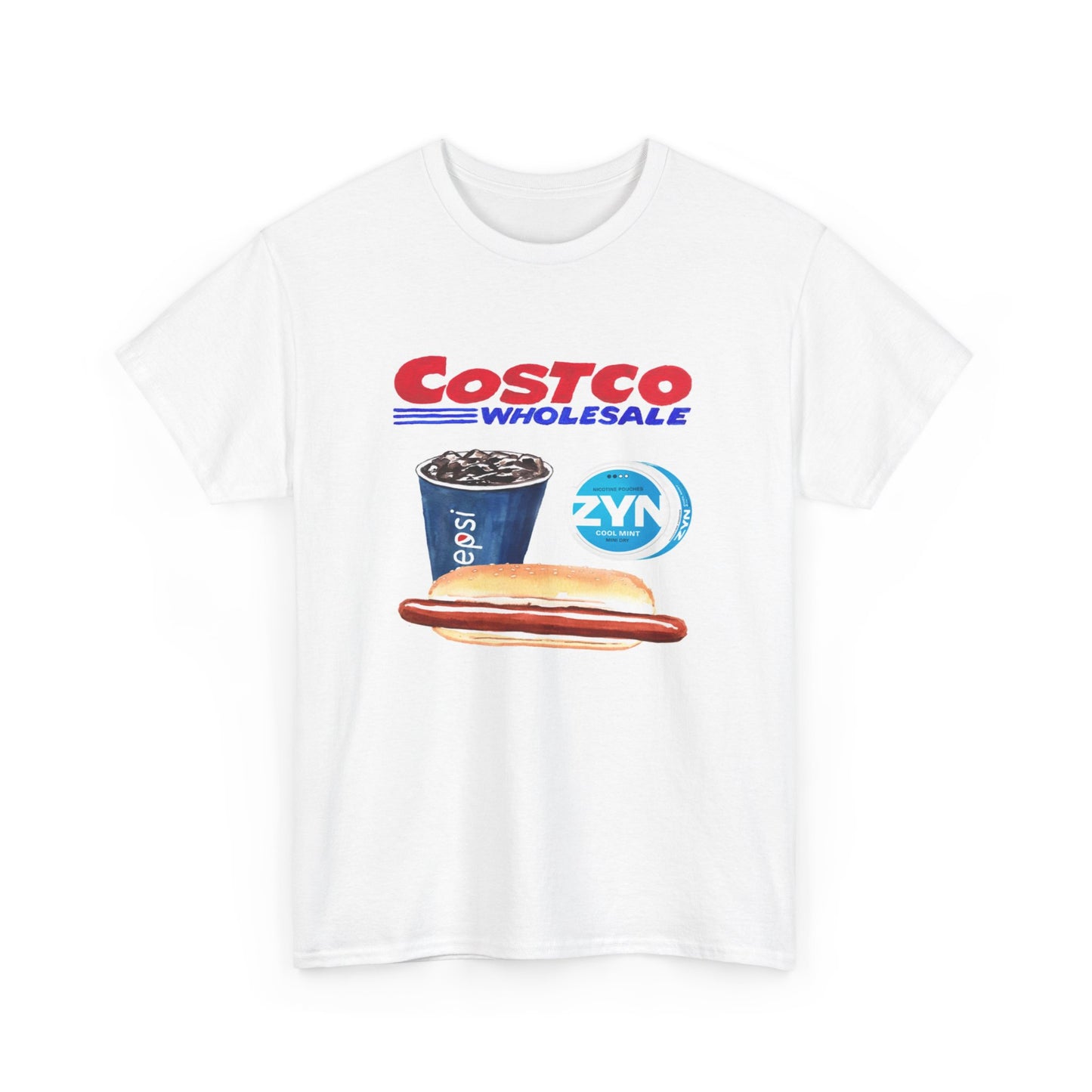 Costco Hotdog and Zyn T-Shirt