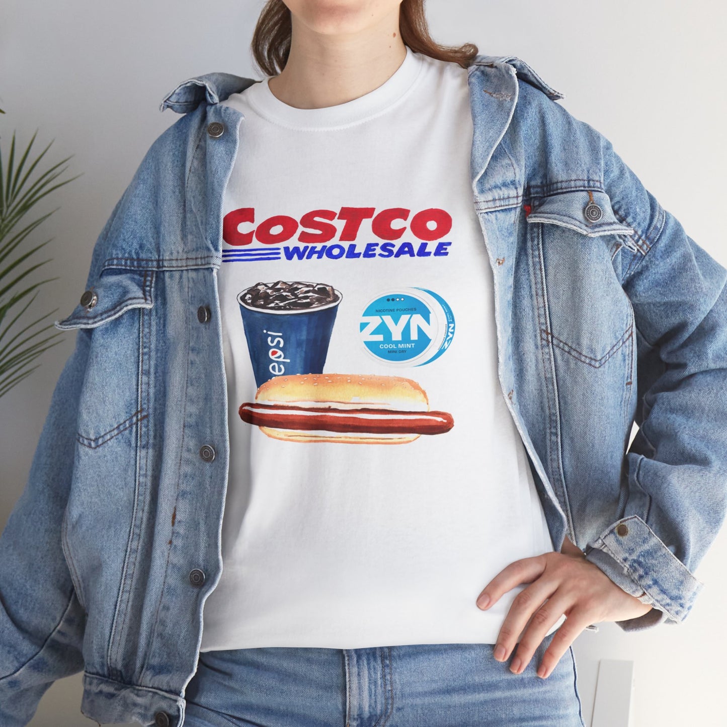 Costco Hotdog and Zyn T-Shirt